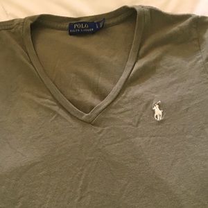 Polo t shirt olive size large